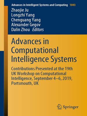 cover image of Advances in Computational Intelligence Systems